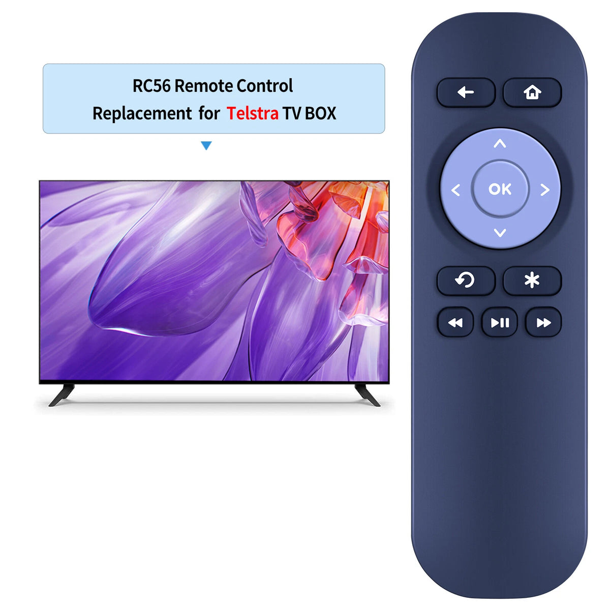 RC56 For Telstra TV1 4200TL Replacement Remote Control
