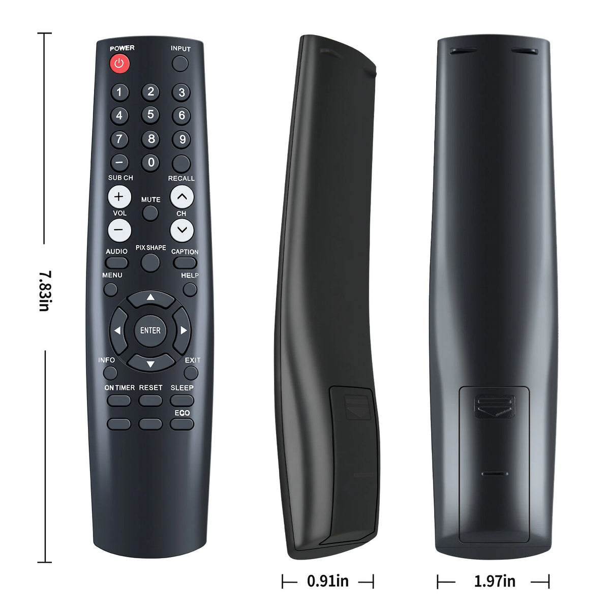 GXHA Remote Control For Sanyo TV DP55D33 DP58D33 FVD5833 DP50843 DP-58D33