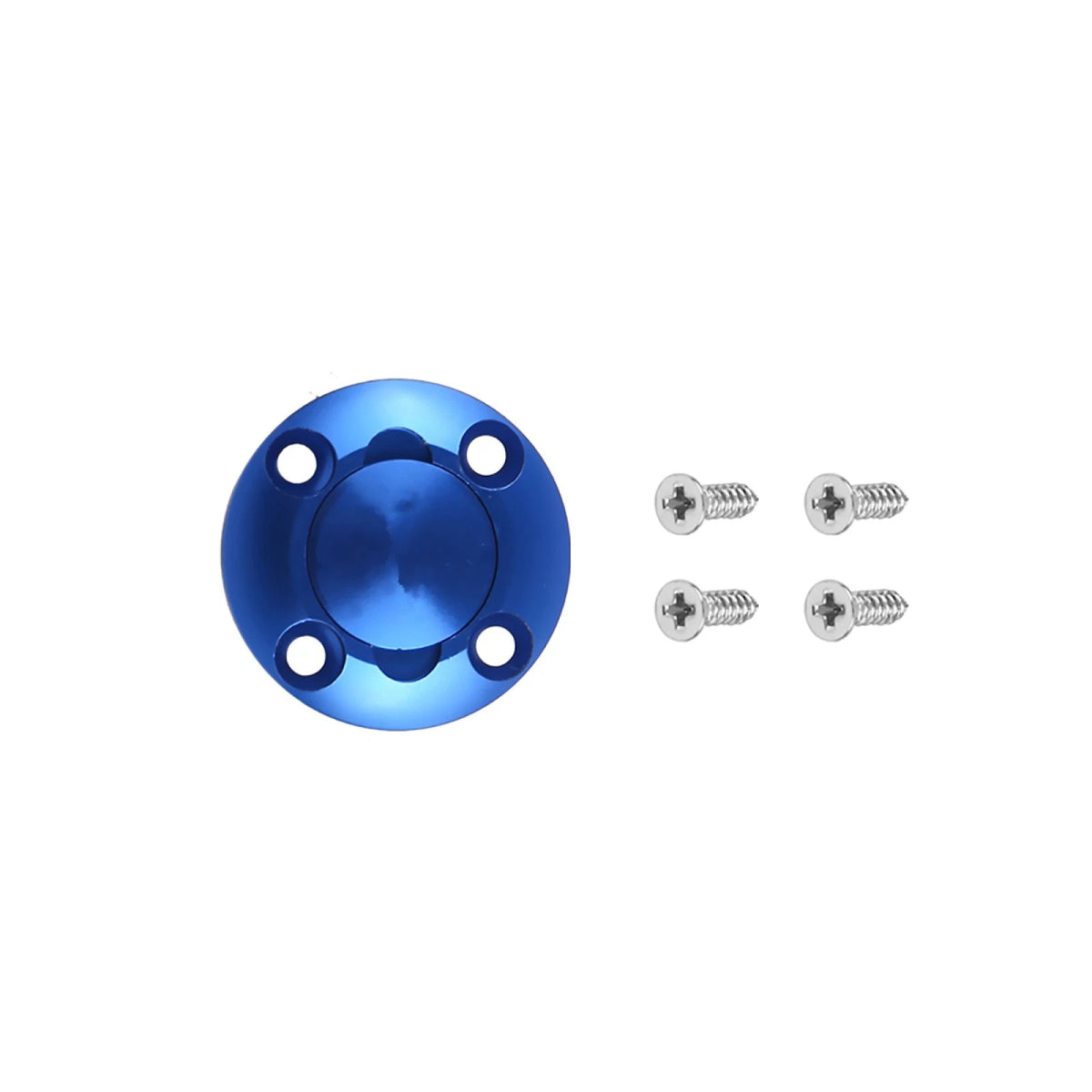 Blue Alloy Round Fuel Dot Cap Oil Tank Plug For RC Airplane Aircraft Model