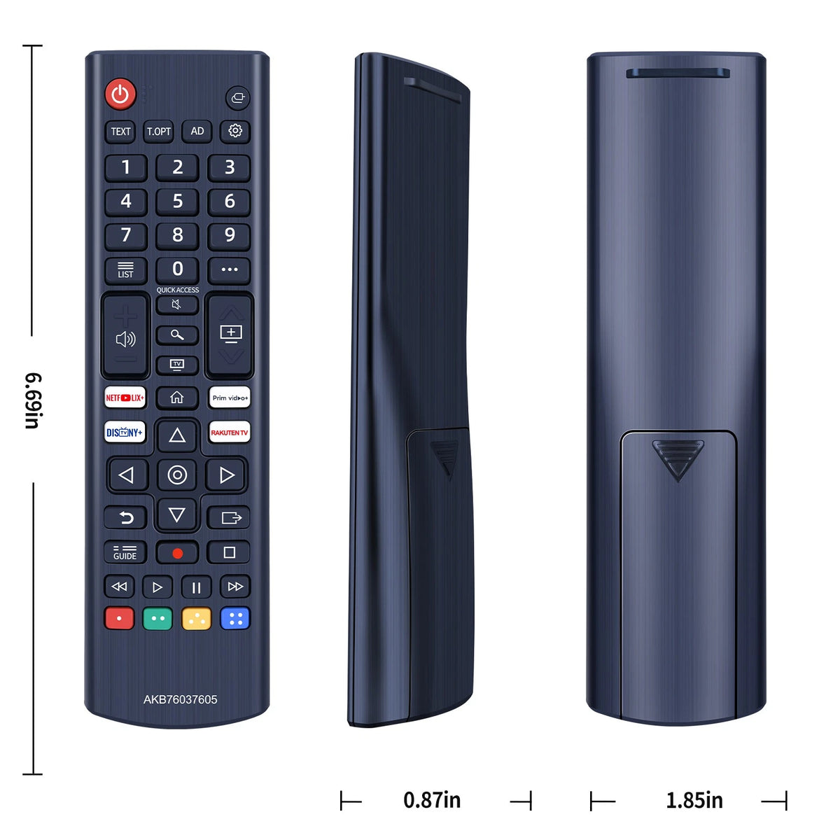 AKB76037605 Replacement Remote Control For LG TV 32LM577BZUA 55UP7000PUA