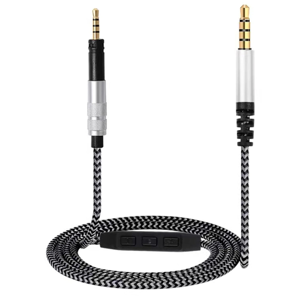 Headphone Replacement Cable with Remote Mic For Sennheiser HD598 HD558 HD518 D