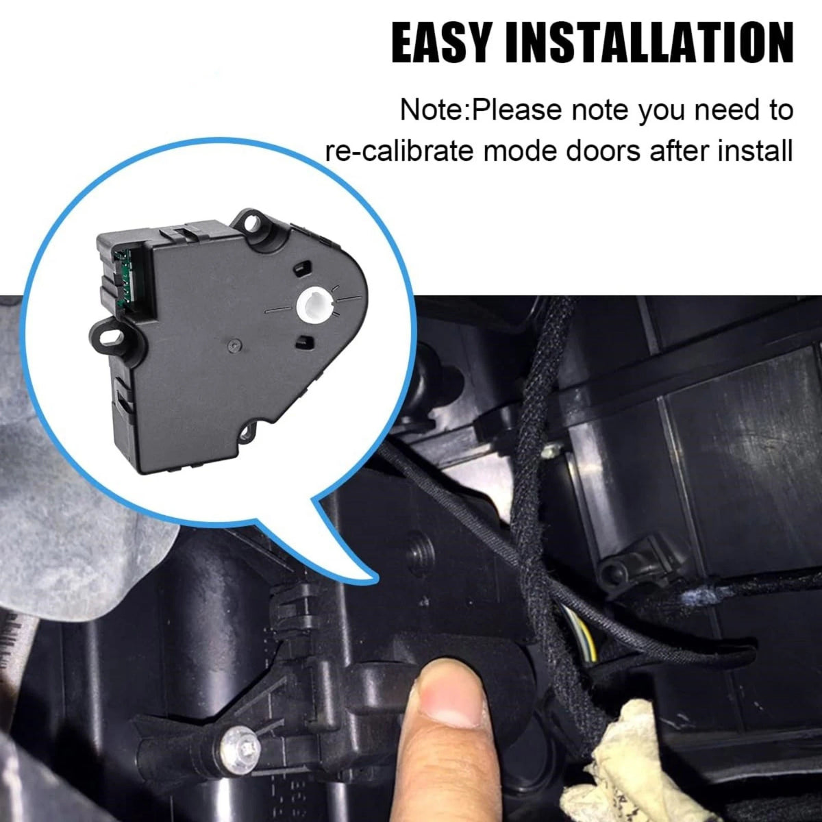 For Cadillac Escalade ESV EXT HVAC Air Vent Blend Door Actuator Replacement