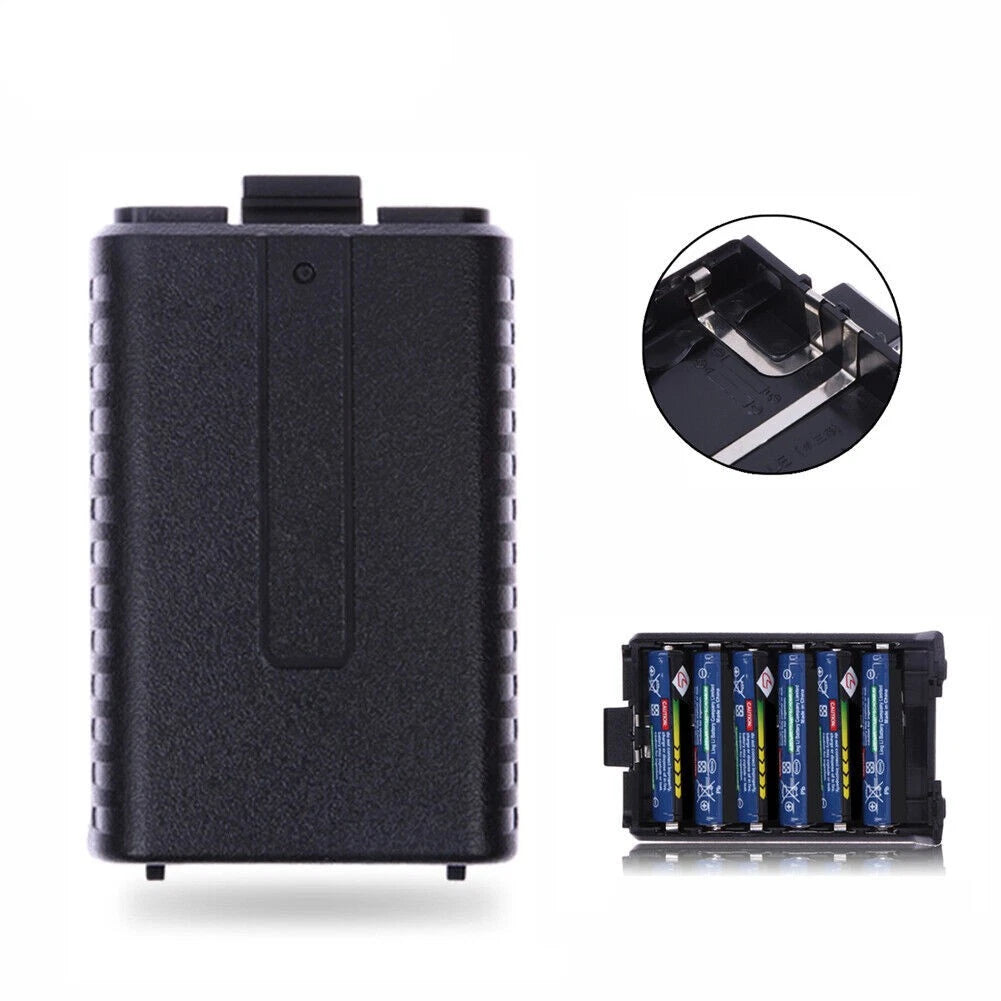6x AAA Battery Case Pack Shell For BaoFeng Radio UV-5R UV-5R III UV-5RT