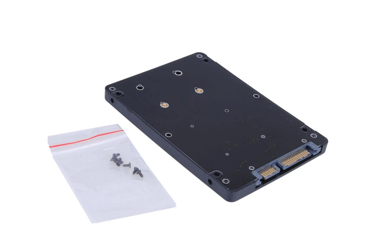 2.5 Inch SATA to mSATA SSD Enclosure Converter Internal / External Adapter A