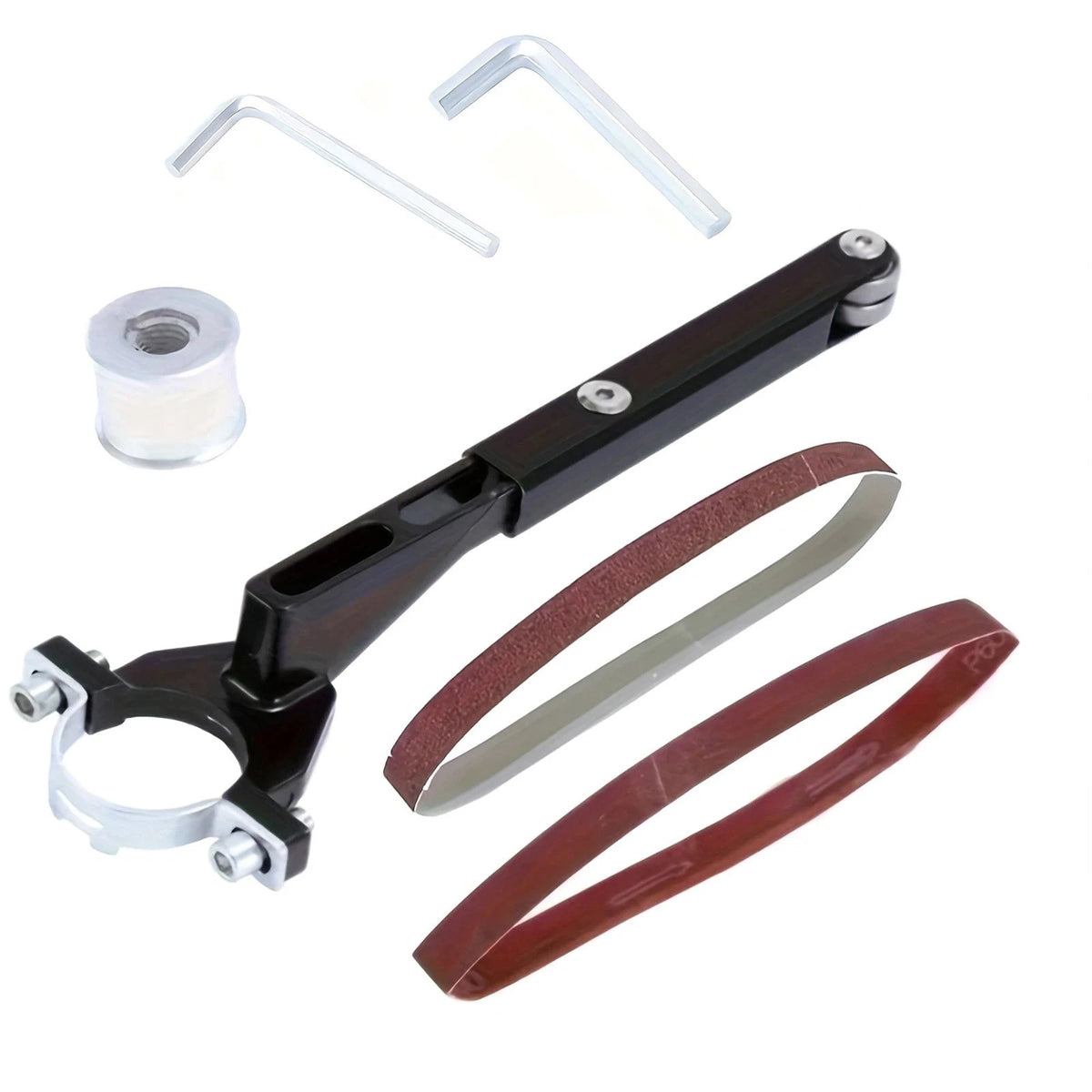 Angle Grinder to Sander Belt Adapter Unit For Metal Wood Sanding Polishing Kit
