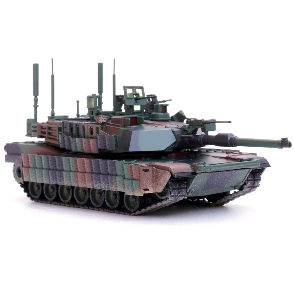 13.5cm Diecast 1/72 US M1A2 TUSK II Abrams Main Battle Tank Model Static Display