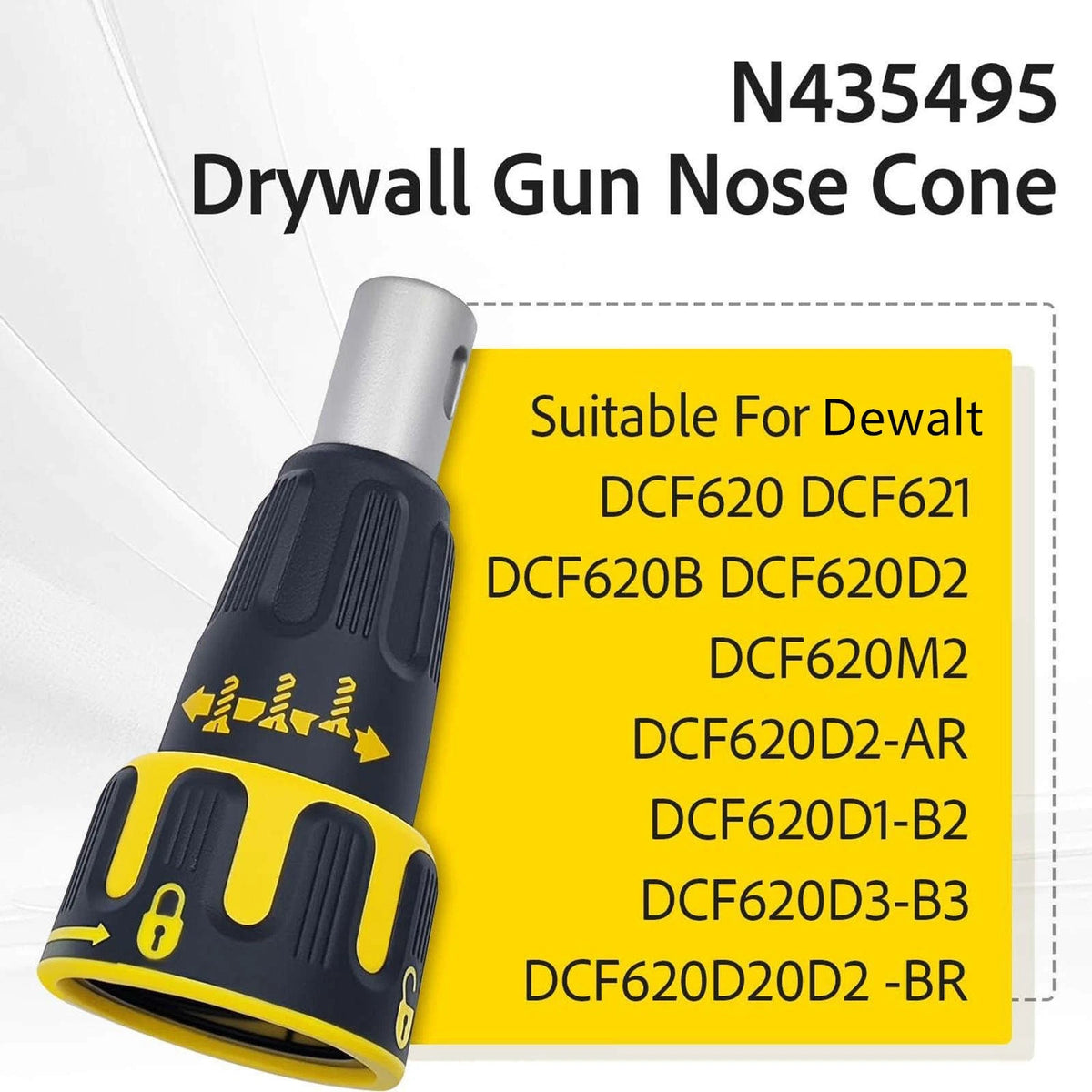 N435495 Nose Assembly For Dewalt Brushless Drywall Gun DCF620 DCF621 Series