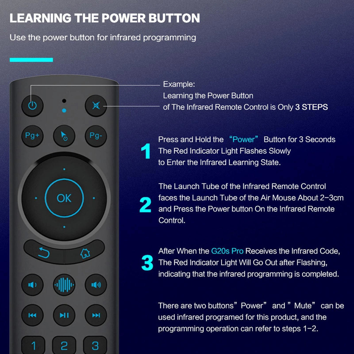 G20S PRO BT 2.4G Wireless Voice Air Mouse for Android TV Box Smart TV Remote F