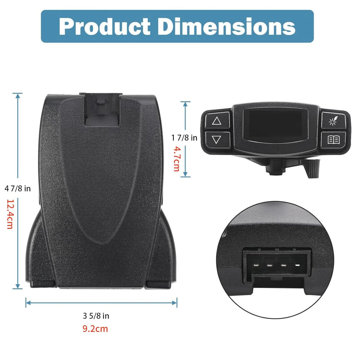 Replacement for Jeep Electric Trailer Brake Controller Module Kit 90195 Direct