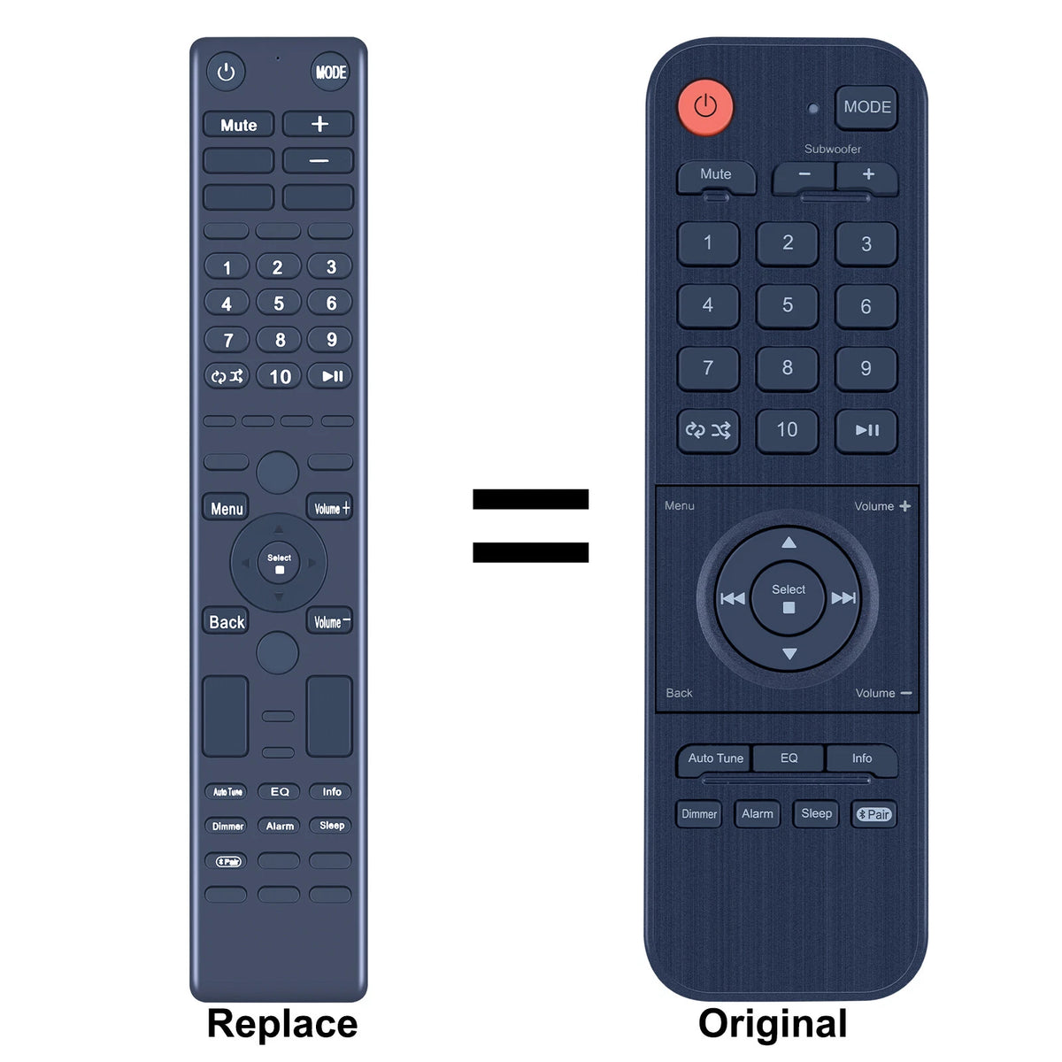 Replace Remote Control For ROBERTS DAB RADIO STREAM 67