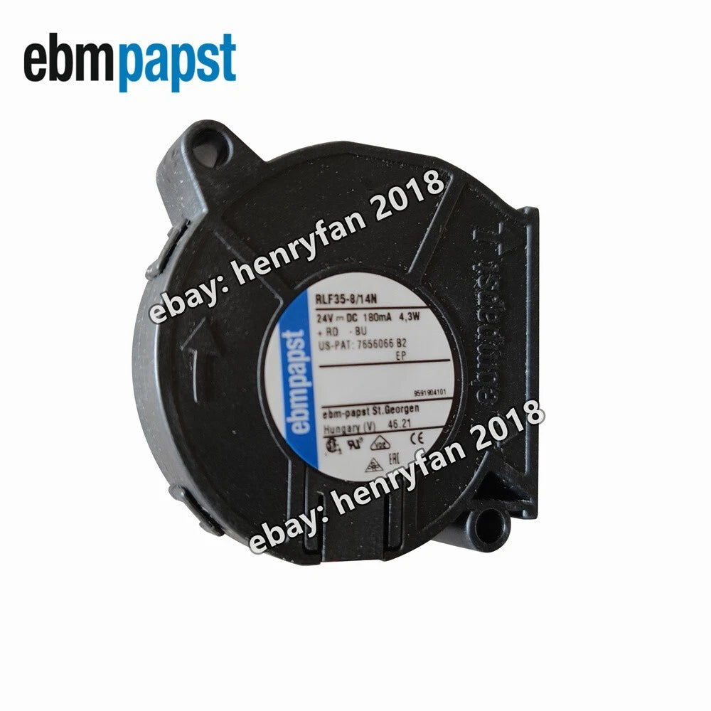 Ebmpapst RLF35-8/14N Cooling Fan 24VDC 180mA 4.3W 6700RPM 51*51*15MM Blower Fan