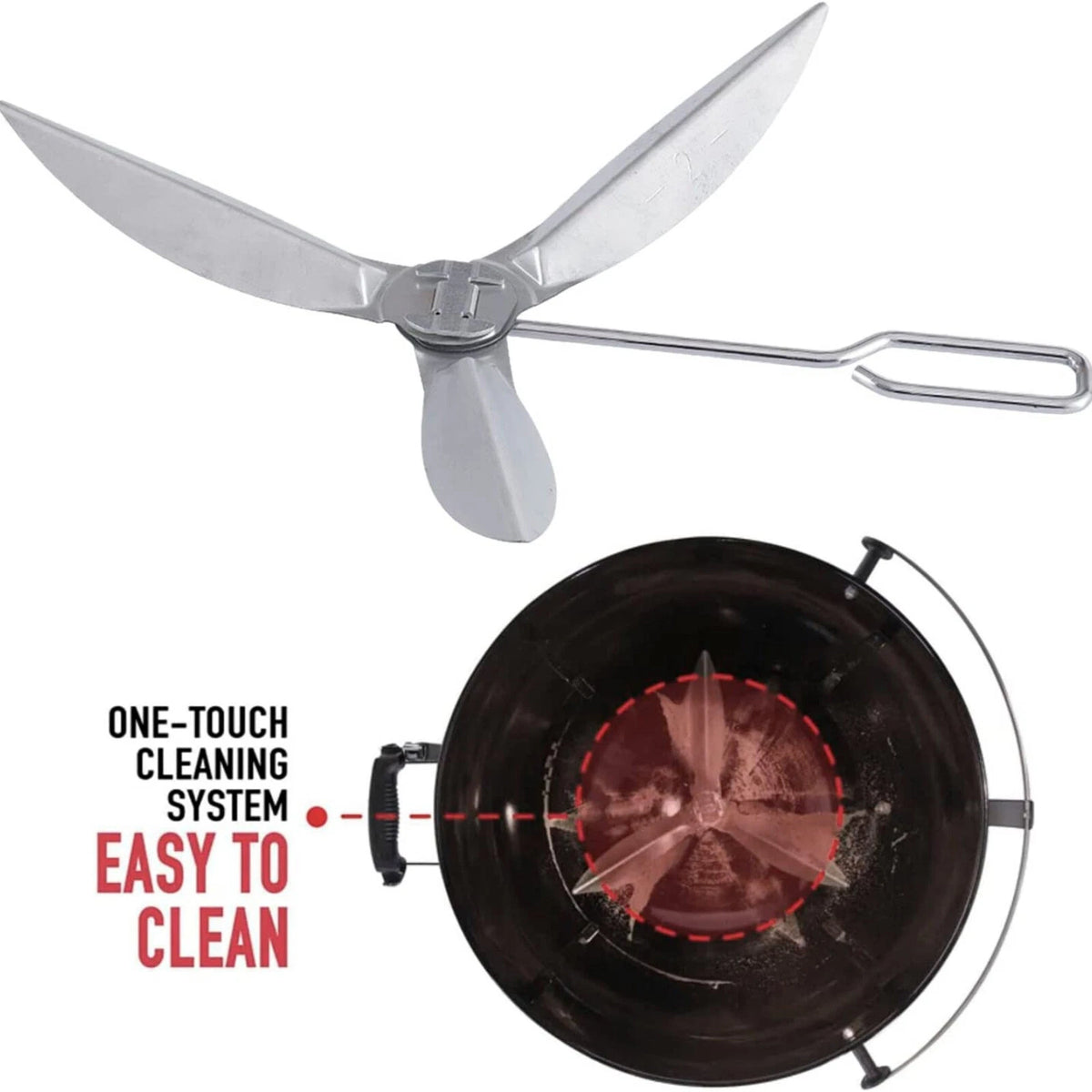 18-1/2-Inch One-Touch Cleaning System Kit For Weber Grill 307408 Repair Part