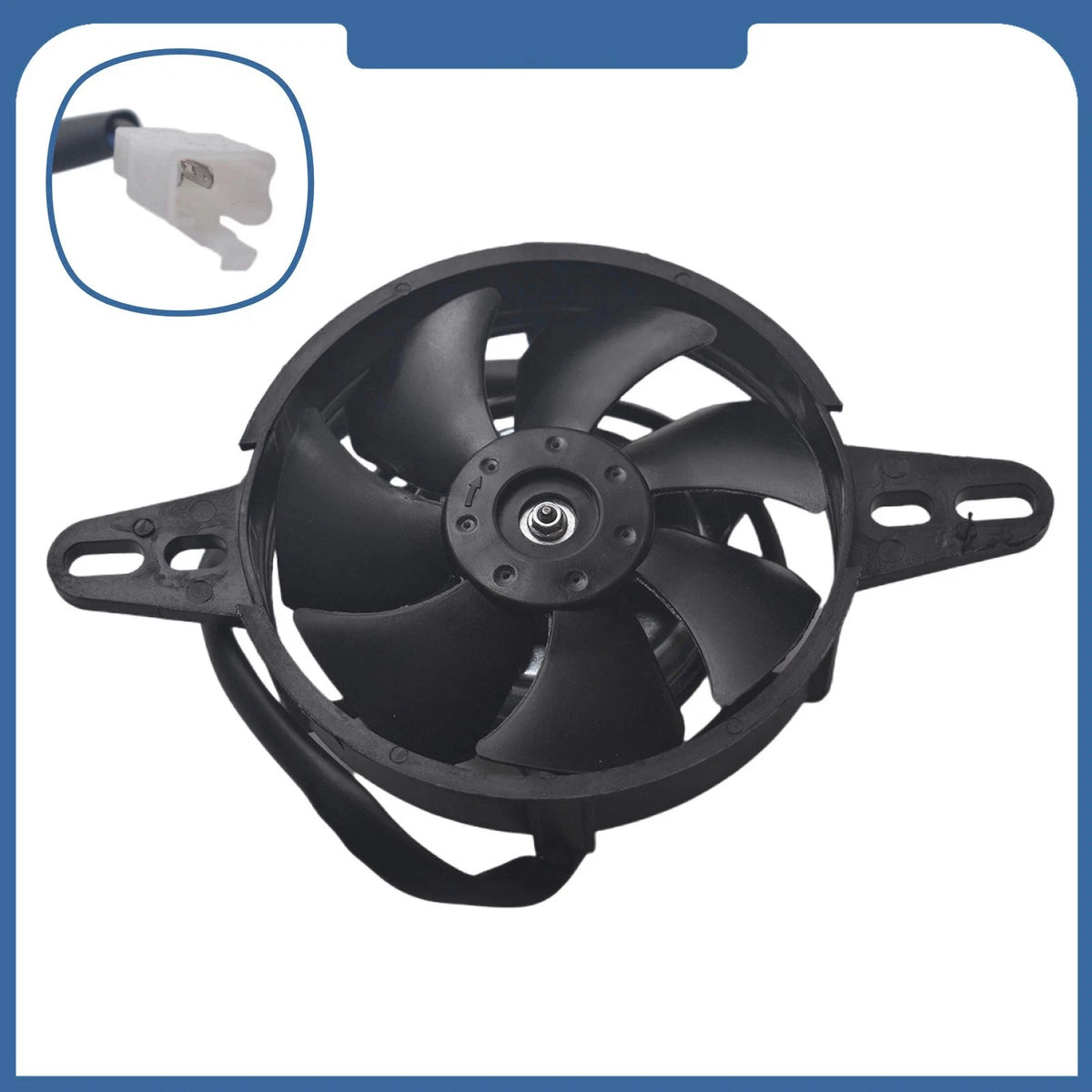 4" Universal Radiator Fan 12V 24W Max For Chinese Quads ATVs Motorcycles Cooling