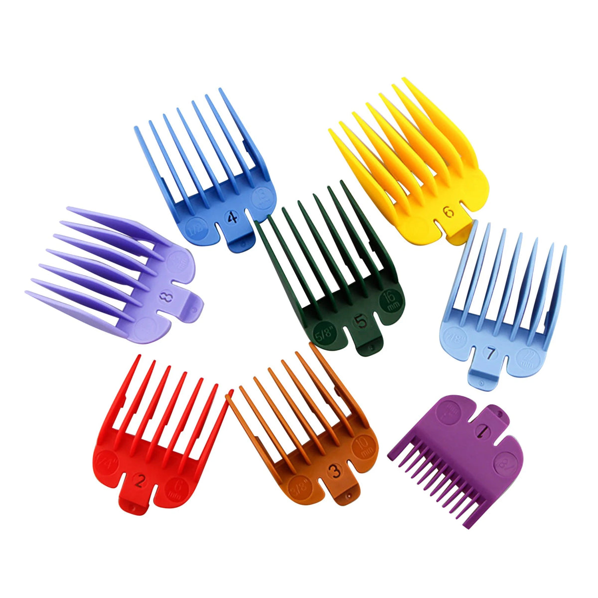 3/6/10/13/16/19/22/25mm Assorted Hair Clipper Cutting Guide Comb Guards For WAHL