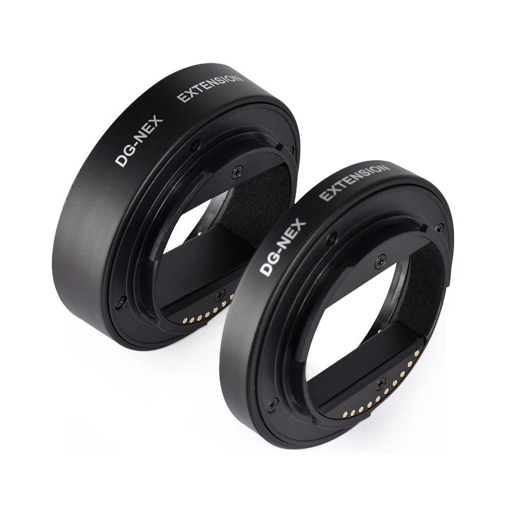 2pcs Macro Extension Ring Set For Sony E-Mount Camera 10mm 16mm AF Adapter