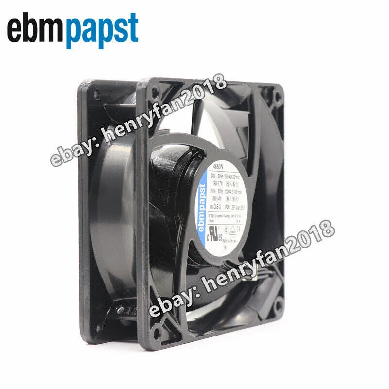 Ebmpapst 4650N Axial Fan 230V 19/18W 120/110mA 120*120*38mm Cabinet Cooling Fan