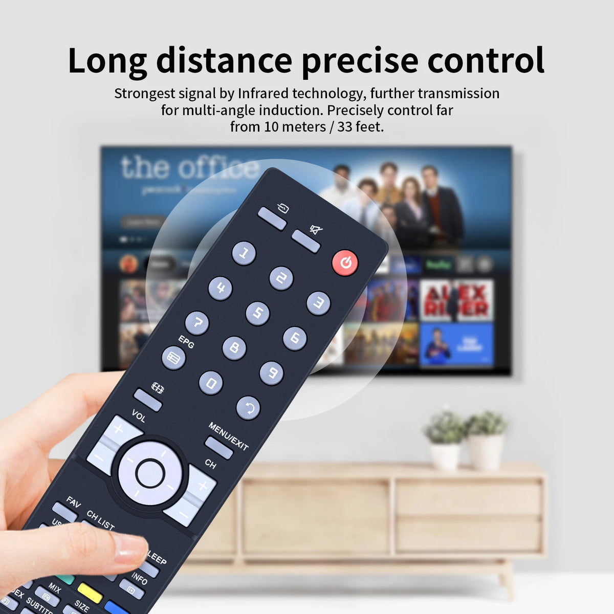 Remote Control For AOC TV L32W761 L37W431 LE40H137M L22W931 L26W831 L32W961
