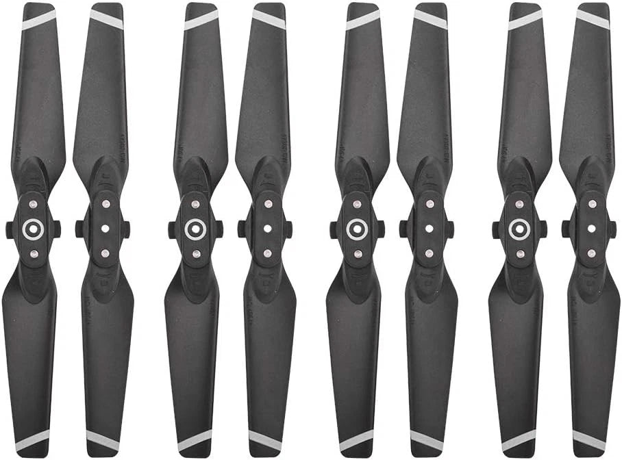 8pcs Propeller for DJI Spark Drone,4730F Quick-Release Black White Stripe