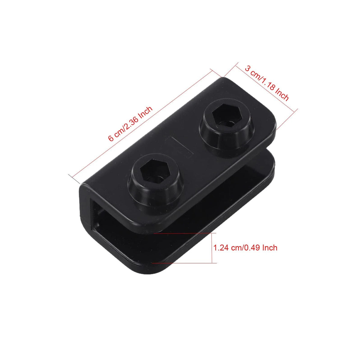 (4 Sets) 2-Way Pop-up Event Shelters Gazebo Replacement Connector,with Black