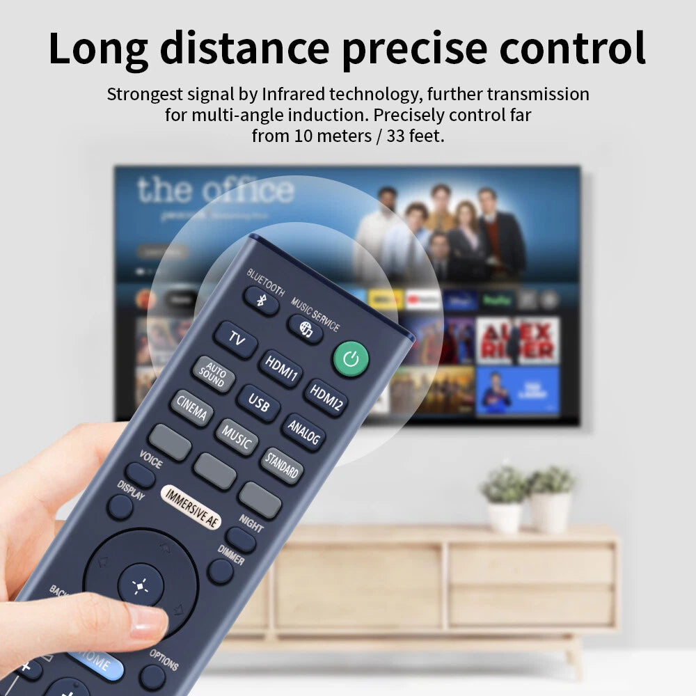 RMT-AH509U Replacement Remote Control For Sony Soundbar HT-A7000 HTA7000
