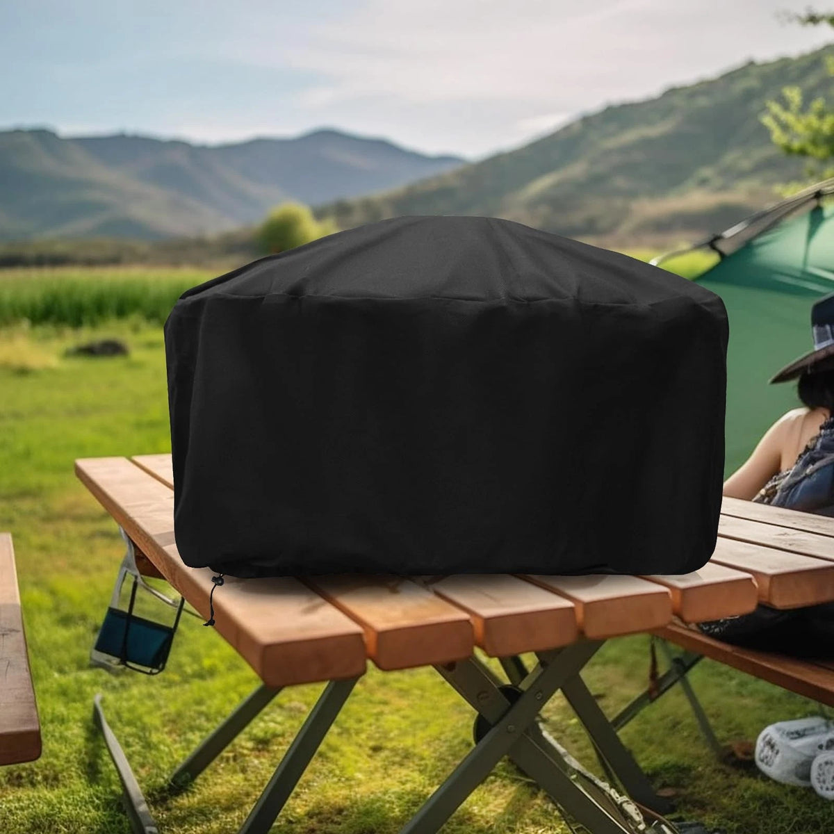 Pizza Oven Cover for Blackstone 22" Portable 22", Black