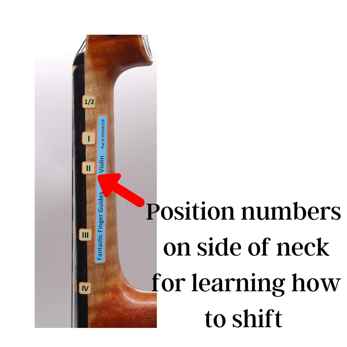 Fantastic Finger Guide for Violins Kids/Adult Beginner | 1/2, multi-color