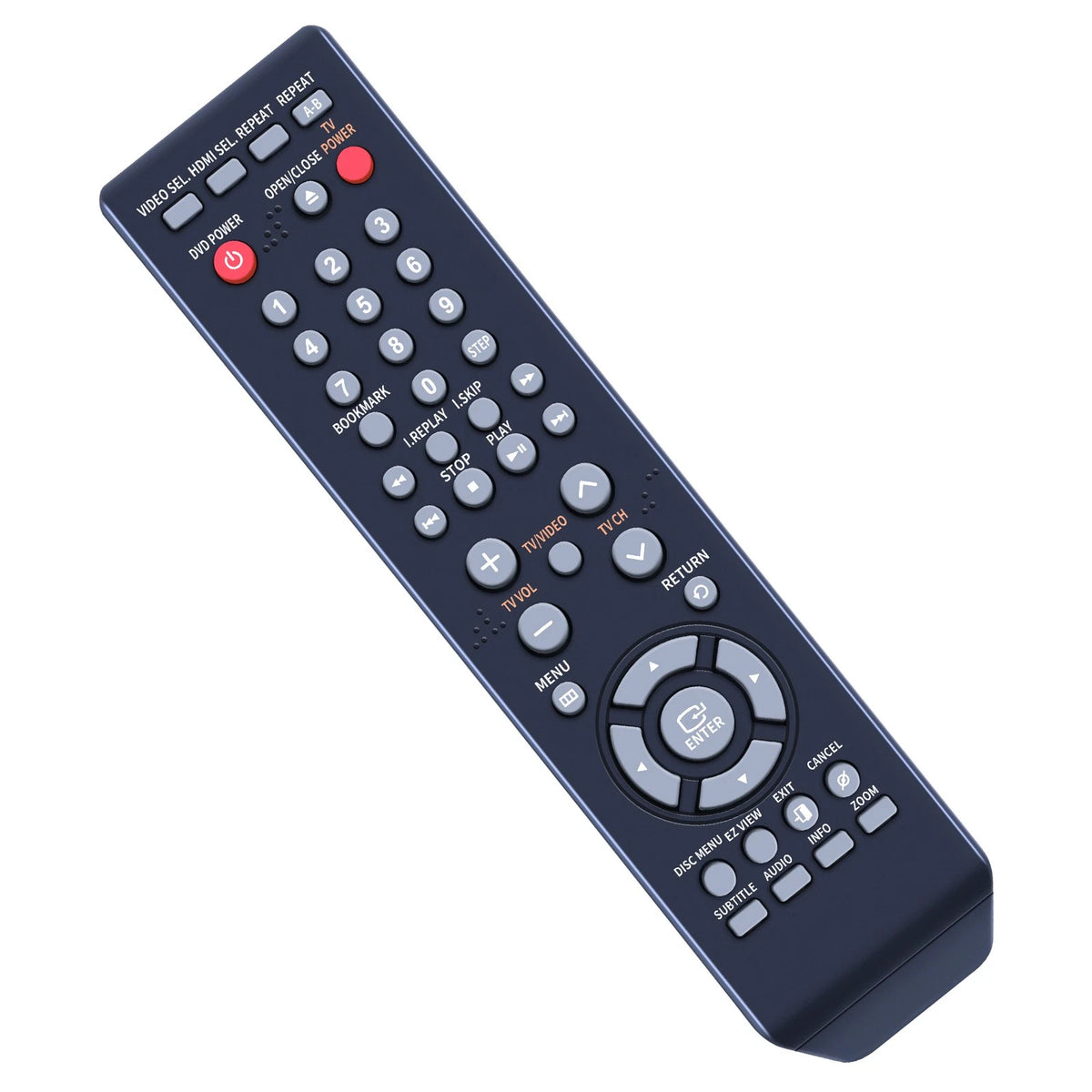 AK59-00061H Replace Remote Control For Samsung DVD DVD1080P7, DVD1080P7/AFS