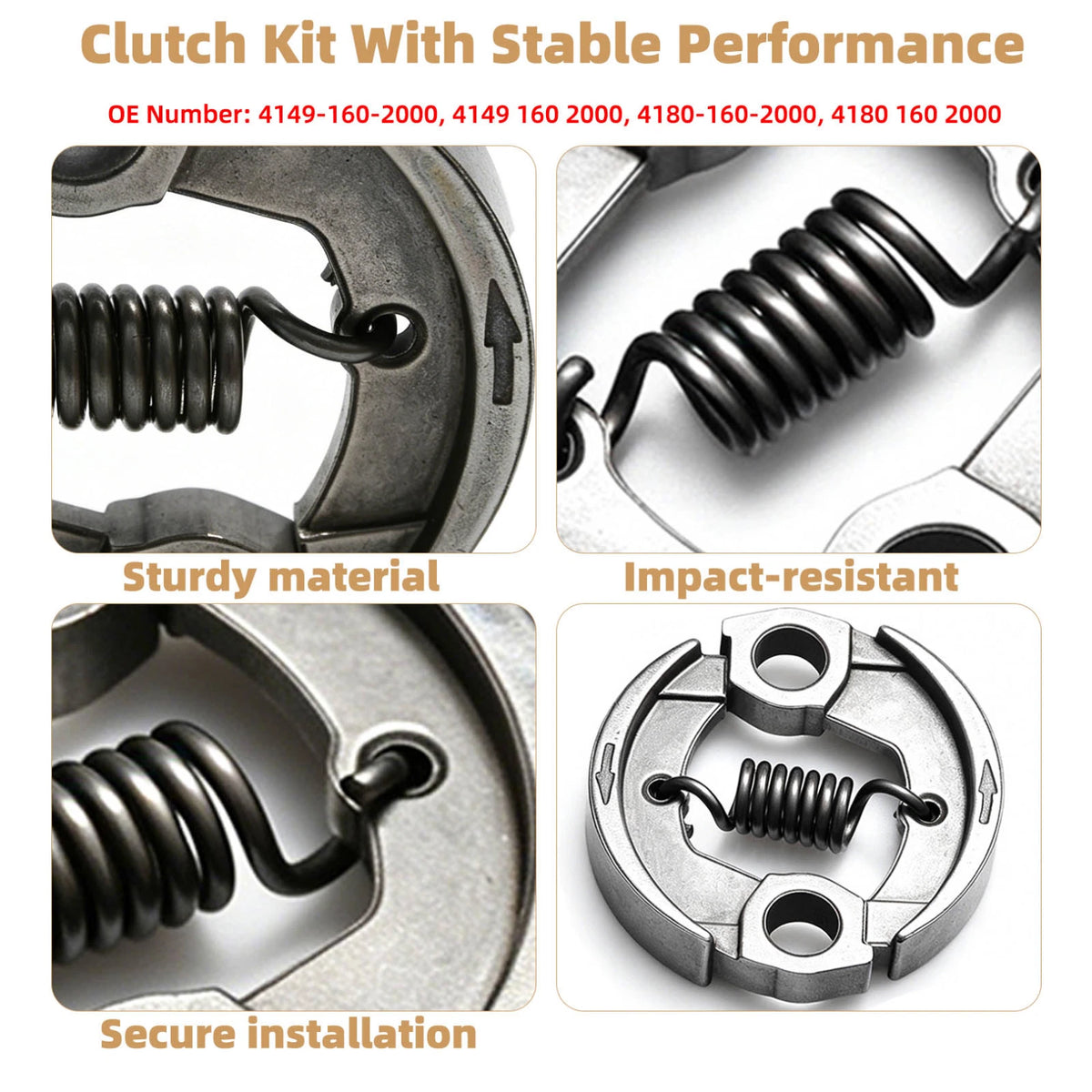 4149-160-2000 Clutch Repair Kit For Stihl FS89 FS94 HT133 FC111 Includes Parts