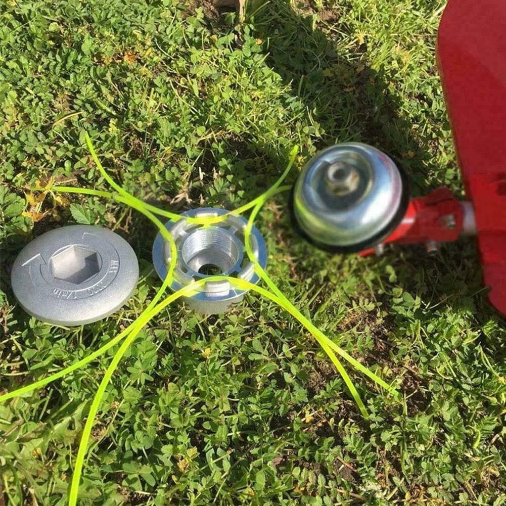 Durable Trimmer Head Line Grass Cutter String Speed Feed Bump Lawn Mower Brush