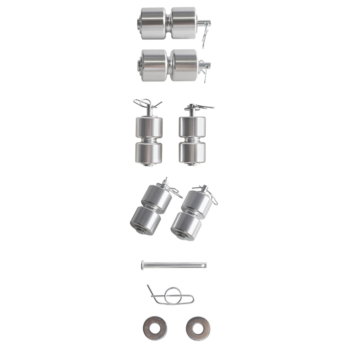 Aluminum Alloy 2Pcs Roller For Gorilla Lift Utility Trailer Tailgate Lift Assist
