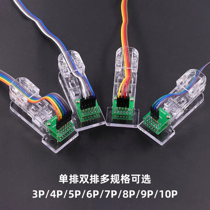Ke Ruicai Burning Folder PCB test fixture 2.54mm pitch single row 2.54mm-4P T2000900