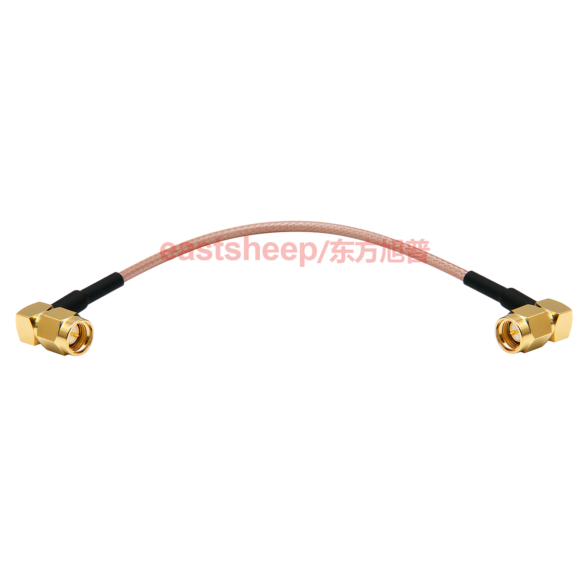 Dongfang Xupu RF Connector Cable, SMA Male/Female Coaxial Adapter Cable, 0.1m, 6G RG316-SMA-JW/SMA-JW
