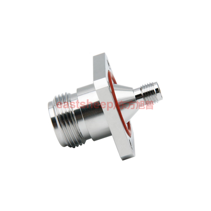 Dongfang Xupu RF Adapter N-Female to SMA-Female N/SMA-KFK-1C (Counterhole) Waterproof 4-Hole Flange DC-11G 1 piece