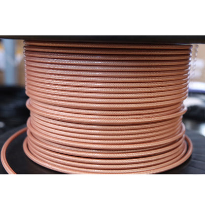 Eastsheep High Temperature and High Frequency Coaxial Cable, Teflon RG142 Single Shielded Silver-Plated RF Cable, 100 meters