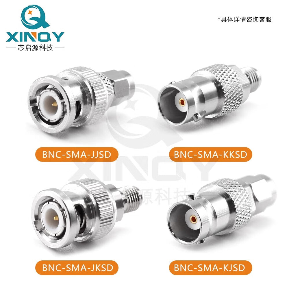 XINQY BNC/SMA Coaxial Adapter 4G BNC to SMA Female/Male Q9 Adapter for Spectrum Analyzers BNC Male to SMA Female BNC-SMA-JK/5 pieces