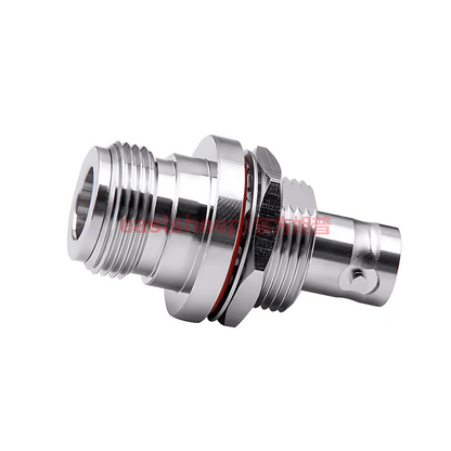 Eastsheep RF Adapter N/BNC-KYK N Female to BNC Female Waterproof Ring Nut Through-Wall Fixing 6G 1 Piece