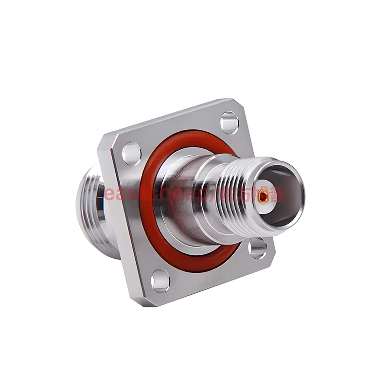 Eastsheep RF Adapter N/TNC-KFK N-female to TNC-female, flange with waterproof ring, 11G, 1 piece.
