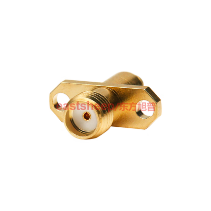 Eastsheep SMA/SMP-KFK-1 High Frequency Connector, SMA Female to GPO Female, 2-Hole Flange 18G, 1 piece per pack