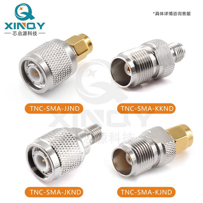 XINQY Coaxial Adapter RF Connector Conversion Head TNC Male to SMA Male TNC-SMA-JJ/2 pieces