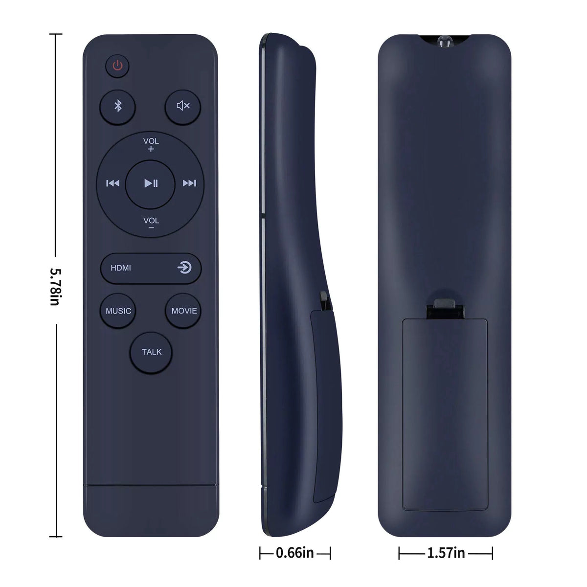 100056522 Remote Control For ONN Bluetooth TV Soundbar Audio System Speaker [5]