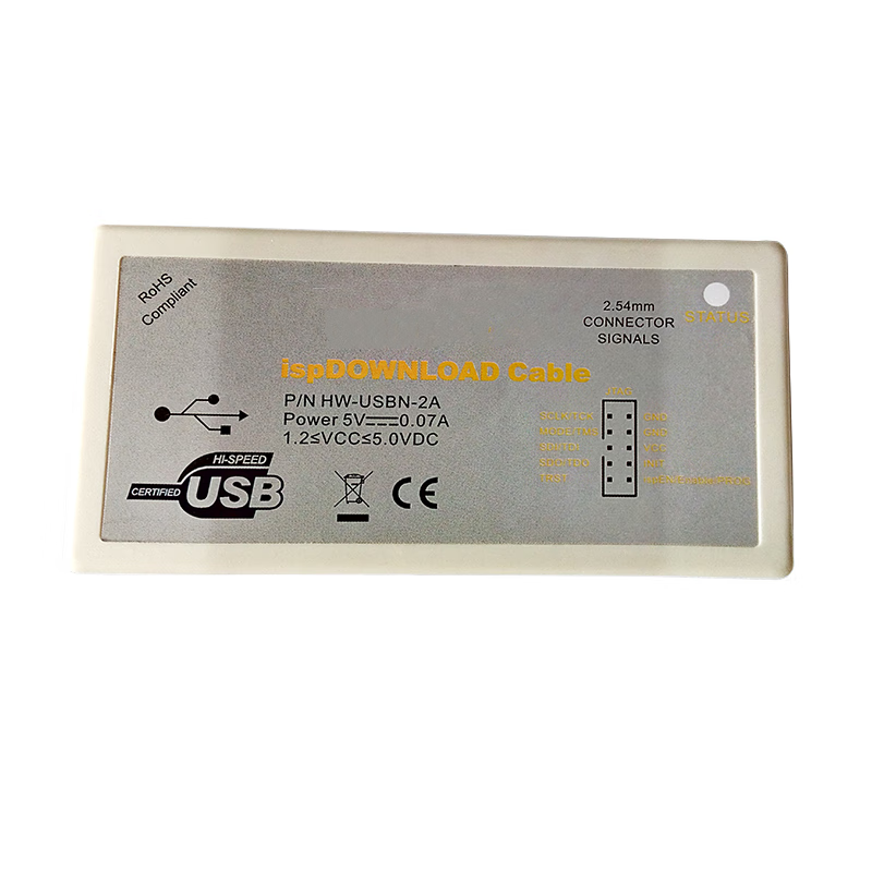 Xinkaichen HW-USBN-2A 2B Lattice USB Downloader ISP Programming Cable, FPGA High-Speed Emulator