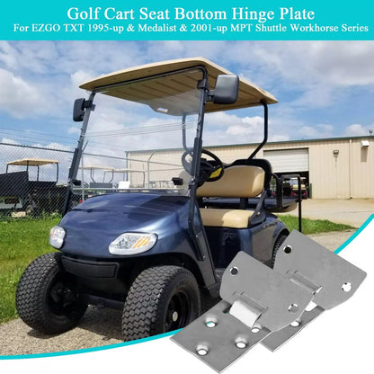 10L0L Golf Cart Seat Bottom Hinge Plate Fits for 1995-up EZGO TXT &... [3]