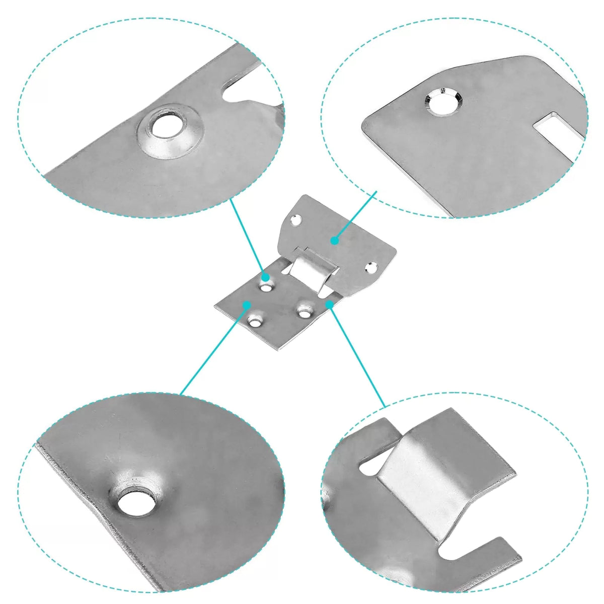 10L0L Golf Cart Seat Bottom Hinge Plate Fits for 1995-up EZGO TXT &... [4]
