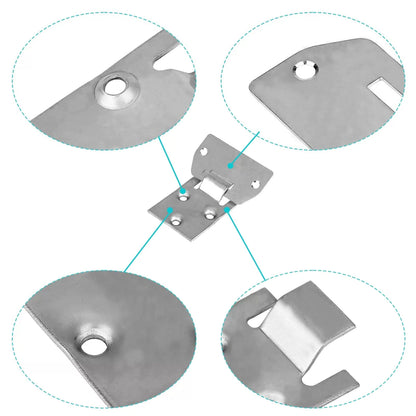 10L0L Golf Cart Seat Bottom Hinge Plate Fits for 1995-up EZGO TXT &... [4]