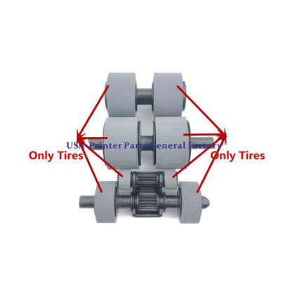 10Set D00S3W001 Y001 X001 Pick Brake Separation Roller Brother ADS-2200 ADS-2700 [5]