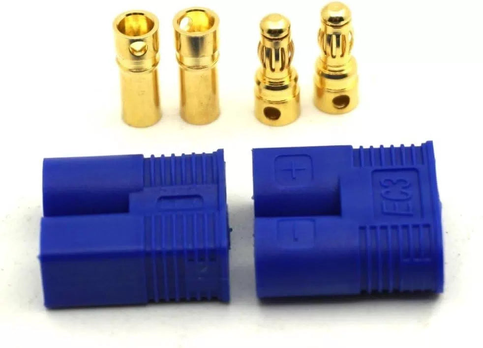 10 Pairs EC3 Battery Connector Plugs,3.5mm Banana Plug Female Male Bullet... [4]