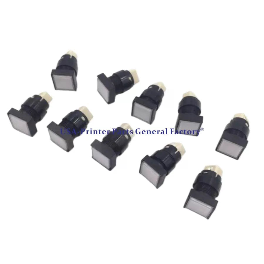 10 Pieces 81.186.3855 Heidelberg CPC Push Button For SM102 SM74 CD102 Printing [1]
