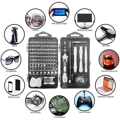 115-in-1 Small Screwdriver Set, Professional Repair Tool Kit for Phone, Computer, Watch, Console, Eyeglass and Electronic [2]