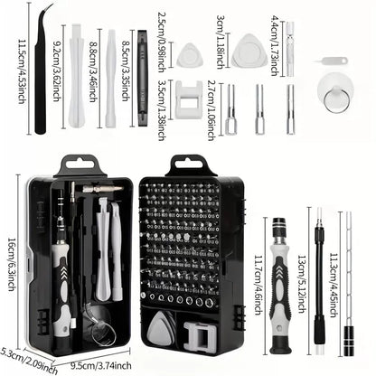 115-in-1 Small Screwdriver Set, Professional Repair Tool Kit for Phone, Computer, Watch, Console, Eyeglass and Electronic [4]