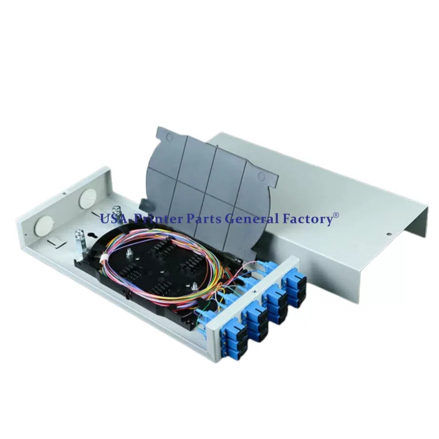 12-core SC single-mode fiber optic terminal box thicken with flange and pigtail [1]